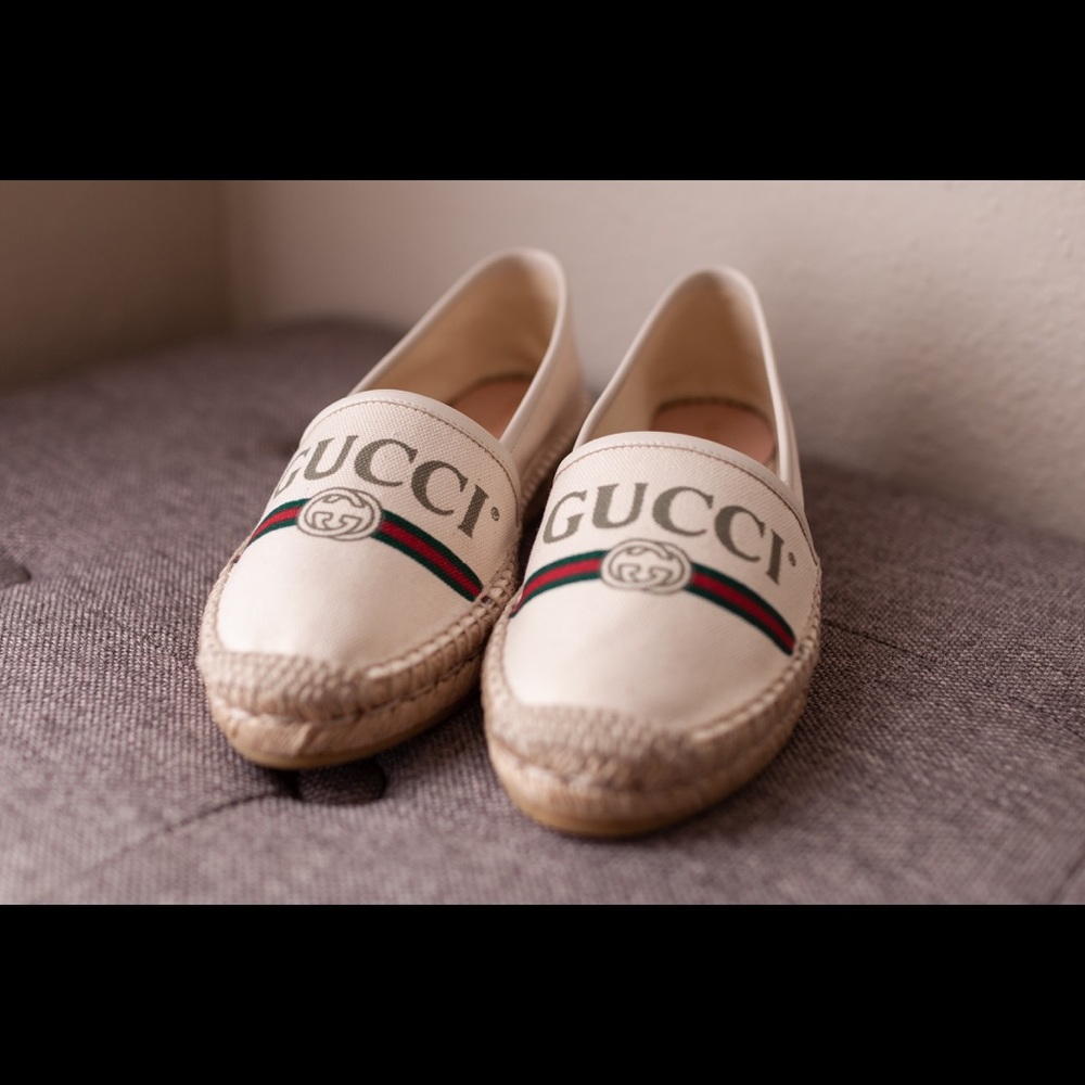 Gucci canvas espadrille, size 6.5 new with tags!!! - Picture 7 of 8